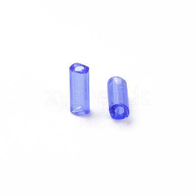 Transparent Glass Bugle Beads SEED-N005-001-C03-1