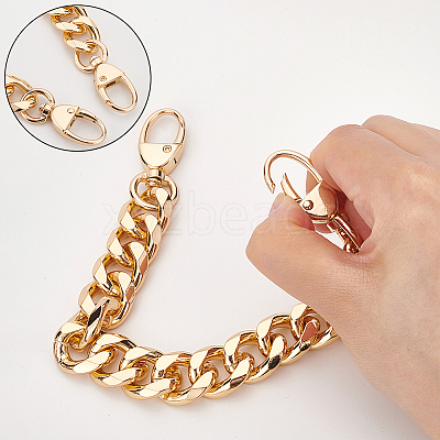 2Pcs Aluminum Curb Chain Bag Handles FIND-WR0007-05KCG-1