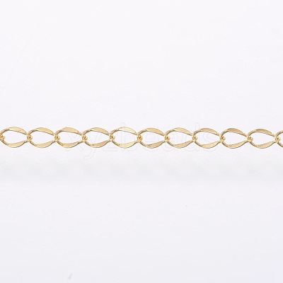 3.28 Feet Handmade Ion Plating(IP) 304 Stainless Steel Curb Chains X-STAS-G038-11A-1