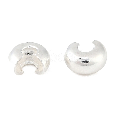 Brass Crimp Beads Covers KK-H258-04B-S-1