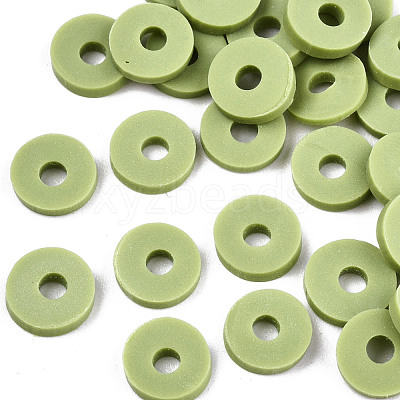 Handmade Polymer Clay Beads CLAY-Q251-8.0mm-49-1