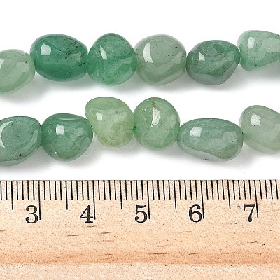 Natural Green Aventurine Beads Strands G-C038-02A-01-1