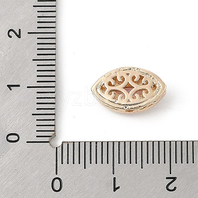 Brass Micro Pave Cubic Zirconia Beads KK-K297-27G-02-1