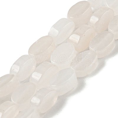Natural White Jade Beads Strands G-M420-H15-03-1