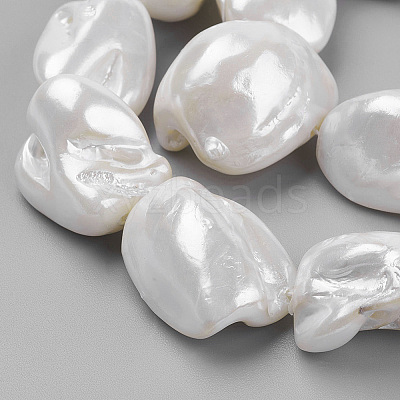 Shell Pearl Beads Strands BSHE-K010-08A-1