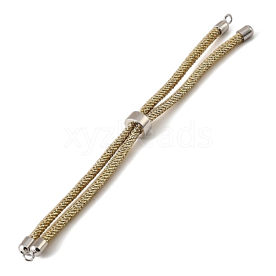 Adjustable Round Polyester Braided Cord Bracelet Making FIND-G117-01P-01-1
