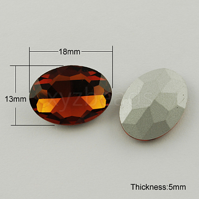 Glass Pointed Back Rhinestone X-RGLA-Q012-9-1