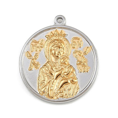 304 Stainless Steel Pendants STAS-K311-04GP-1