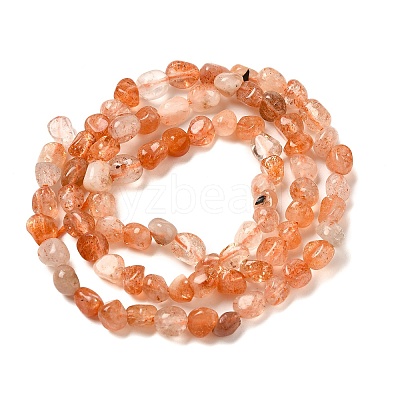 Natural Sunstone Beads Strands G-L608-A04-01-1