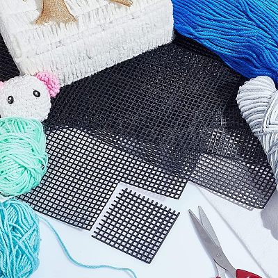 Plastic Mesh Canvas Sheet FIND-WH0117-98A-1