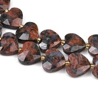 Natural Glaucophane Beads Strands G-P592-B03-01-1