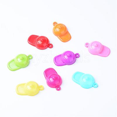 Opaque Acrylic Pendants SACR-S202-03-1