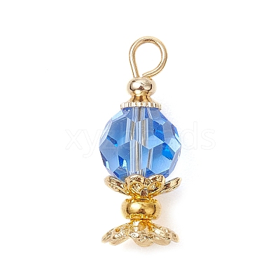 Imitation Austrian Crystal K9 Glass Pendants PALLOY-JF03567-1
