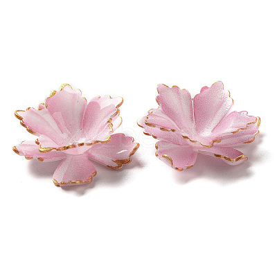 Golden Edge Flower Bead Cap SACR-C002-33-1