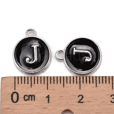 Platinum Plated Alloy Charms LS-ENAM-S118-02J-P-1