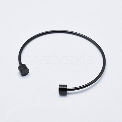Eco-Friendly 316 Surgical Stainless Steel Cuff Bangle Making STAS-J038-25B-1