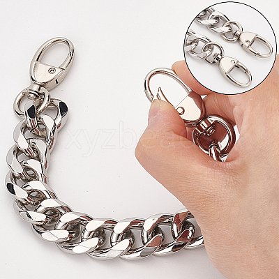 2Pcs Aluminum Curb Chain Bag Handles FIND-WR0007-05P-1