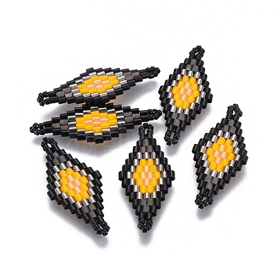 MIYUKI & TOHO Handmade Japanese Seed Beads Links SEED-E004-F18-1