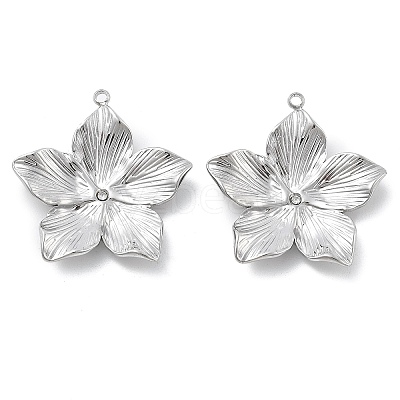 304 Stainless Steel Rhinestone Pendants STAS-Z121-53P-1