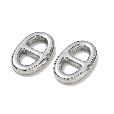 Non-Tarnish 304 Stainless Steel Connector Charms STAS-F247-03-P-1