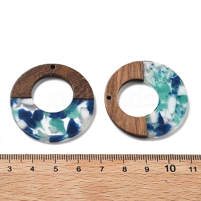 Resin and Walnut Pendants FIND-R051-13-1