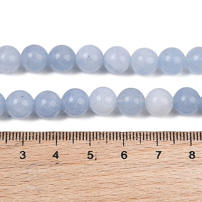 Natural Dyed White Jade Beads Strands GG-CBAEB22-B01-8mm-01-1