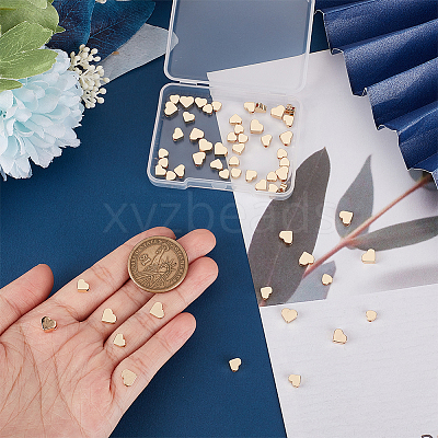 60Pcs 3 Style Brass Beads KK-AR0003-31-1