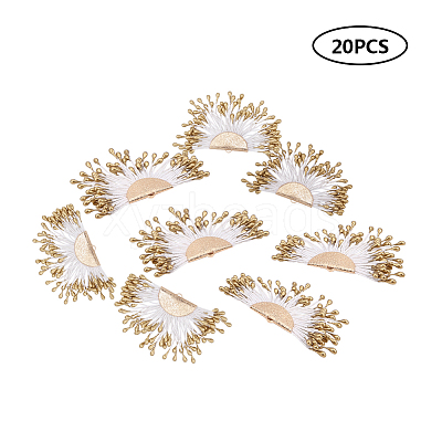 Polycotton(Polyester Cotton) Tassel Pendant Decorations LS-FIND-T041-12-1