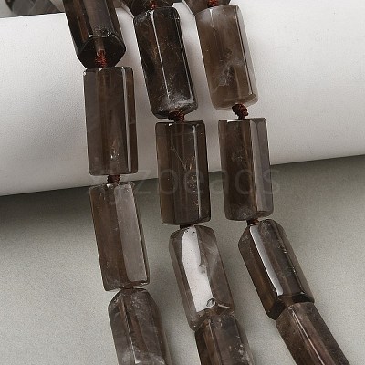 Natural Smoky Quartz Beads Strands GG-CBA086A-03A-01-1