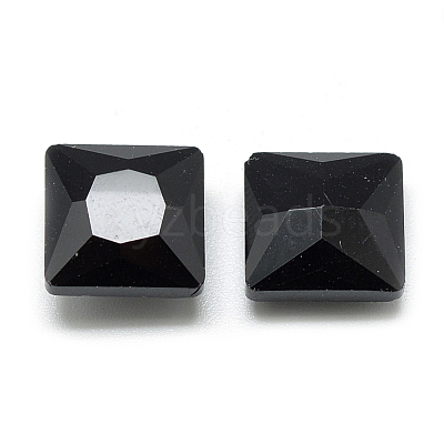 Pointed Back Glass Rhinestone Cabochons RGLA-T027-8x8mm-23-1