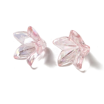Transparent Acrylic Bead Caps LS-OACR-H016-05H-1