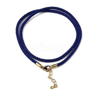 Nylon Milan Cord Necklace Making MAK-M028-01G-08-1