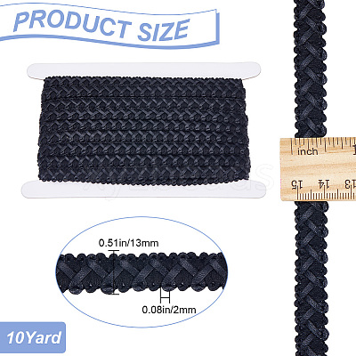 PU Leather with Polyester Ribbon WL-WH0011-01-1