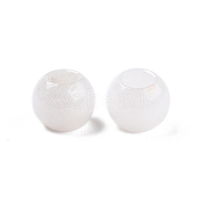 Natural White Jade Beads G-T092-10mm-20-1