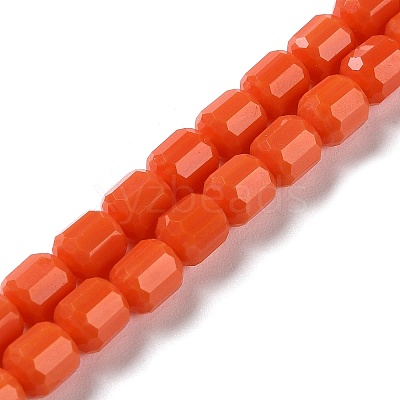 Opaque Glass Beads Strands GLAA-G112-03N-1