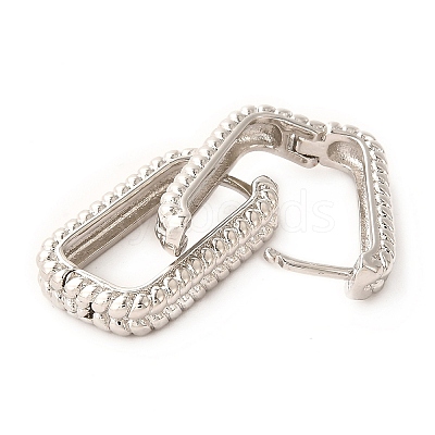 Brass Hoop Earrings X-EJEW-F273-02A-P-1