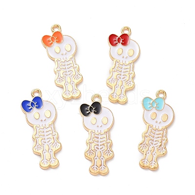 Alloy Enamel Pendants ENAM-A139-04G-1