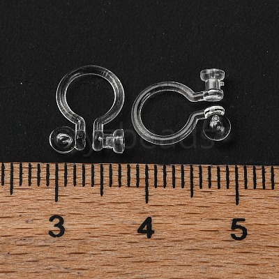 Silicone Clip-on Earring Findings FIND-K019-01C-1