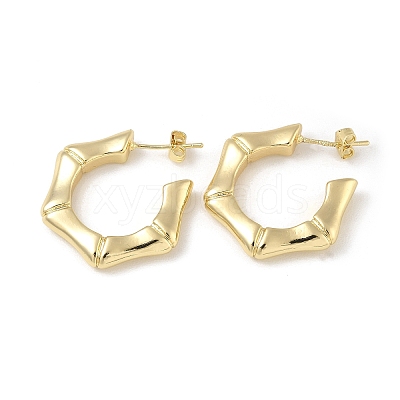 Brass Stud Earrings KK-CBAD851-27G-1