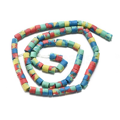 Dyed Synthetic Turquoise Beads Strands G-D356-B01-01-1