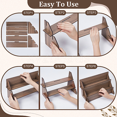 Wood Minifigures Display Riser ODIS-WH0043-124A-1