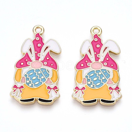 Alloy Enamel Pendants ENAM-T022-01C-1