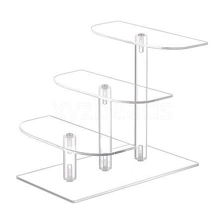 3-Tier Acrylic Action Figure Display Riser Stands ODIS-WH0026-30-1