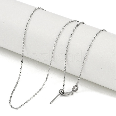 304 Stainless Steel Cable Chains Necklaces NJEW-H042-06P-1