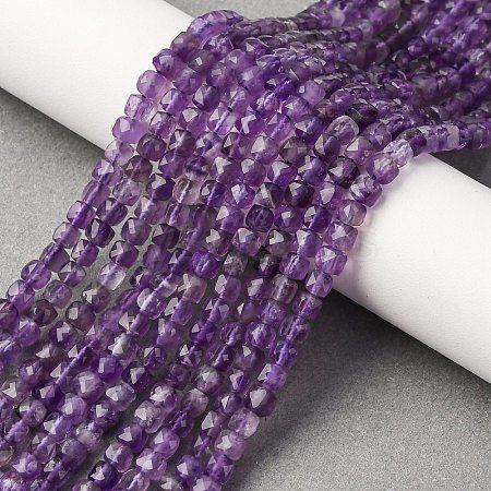 Natural Amethyst Beads Strands G-R460-028C-1
