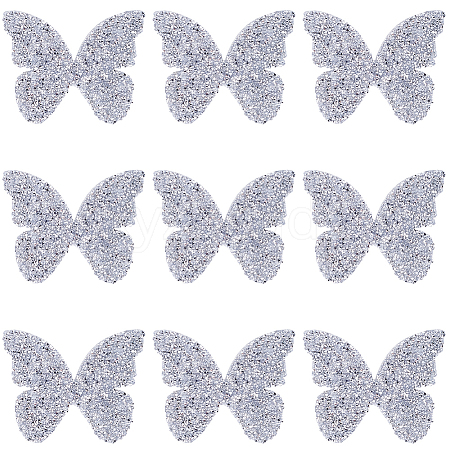 Resin Rhinestone Hotfix Rhinestone Iron on/Sew on Cloth Patches DIY-WH20063-030G-1