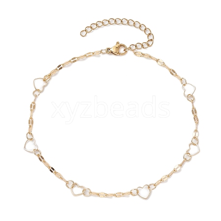 304 Stainless Steel Anklet AJEW-AN00608-1