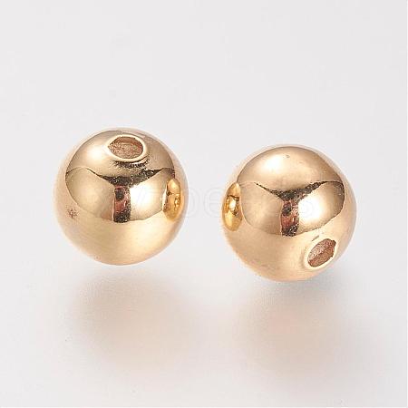 Brass Beads KK-R037-190G-1