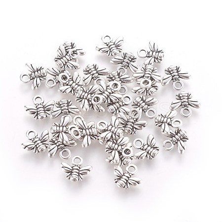 Tibetan Style Alloy Charms A-TIBEP-A123292-AS-FF-1