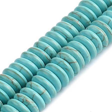 Natural Howlite Beads Strands G-H087-A01-02-1